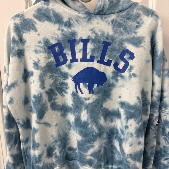 Buffalo Bills Blue Tie-Dye Hoodie - Picture 1 of 4